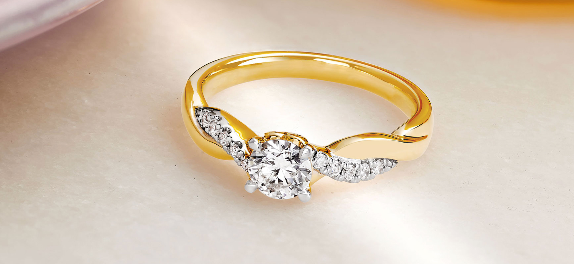 Gold Diamond Rings
